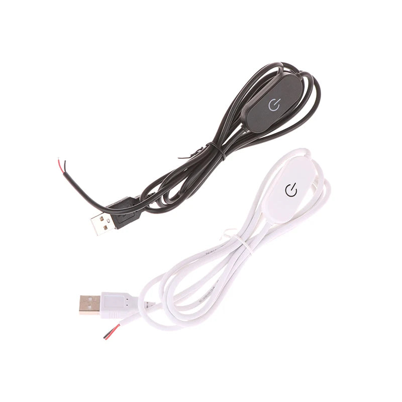 USB Touch Dimmer Switch Cable 1.5M | 5V 2A LED Controller LED Dimmer Switch PRIMED