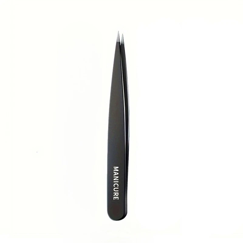 Stainless Steel Tweezer Set – Slant, Point, Flat & Hook Tips