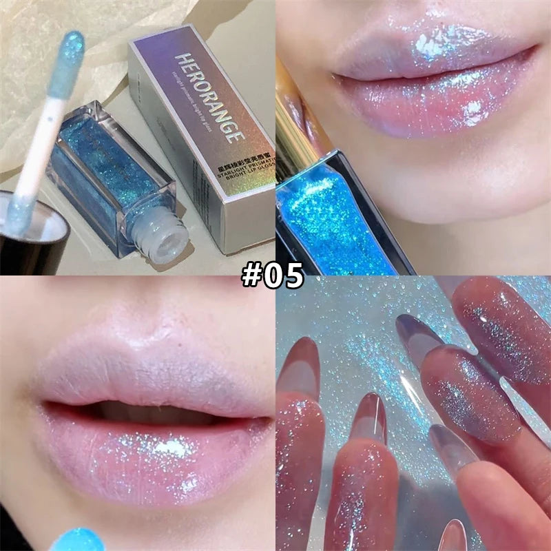 Star Shine Glitter Lip Gloss – Mirror Shimmer & Moisturizing