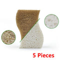 Natural Biodegradable Kitchen Sponges with Coconut Scrubber Kitchen Cleaning Sponge PRIMED Lavender