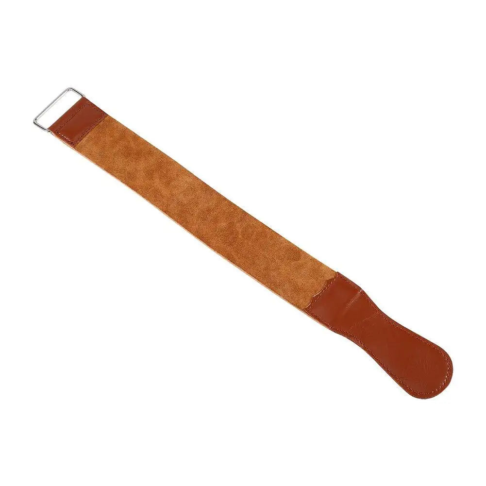 Cowhide Leather Razor Strop | Straight Razor Sharpening Belt Razor Sharpening Strop PRIMED