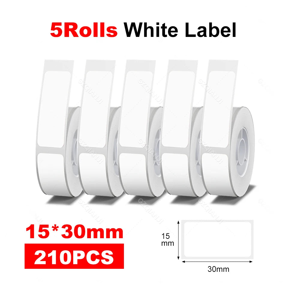 NIIMBOT D11H Bluetooth Label Printer – Mini Portable Sticker Maker Bluetooth Label Printer PRIMED Only 5Rolls 15-30