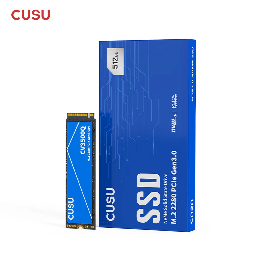 CUSU M.2 NVMe SSD 512GB 1TB 2TB PCIe 3.0 Solid State Drive Internal NVMe SSD PRIMED