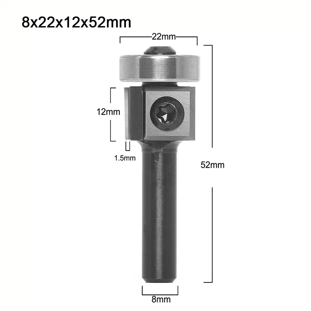 Replaceable Blade Carbide Router Bit – Wood Milling Cutter