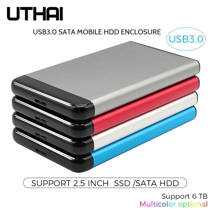 UTHAI T44 USB 3.0 2.5" Hard Drive Enclosure – Up to 6TB