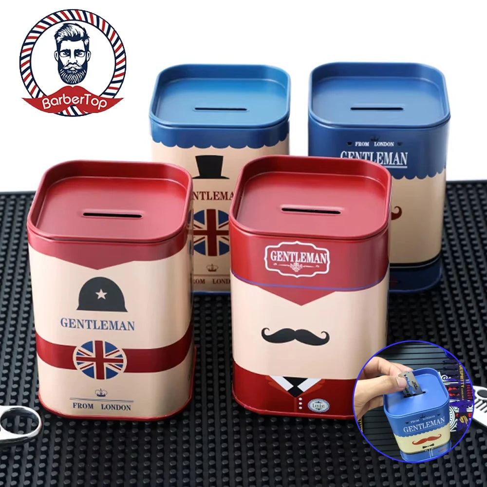Retro Razor Blade Disposal Container | Barber Blade Bank Box Blade Disposal Container PRIMED