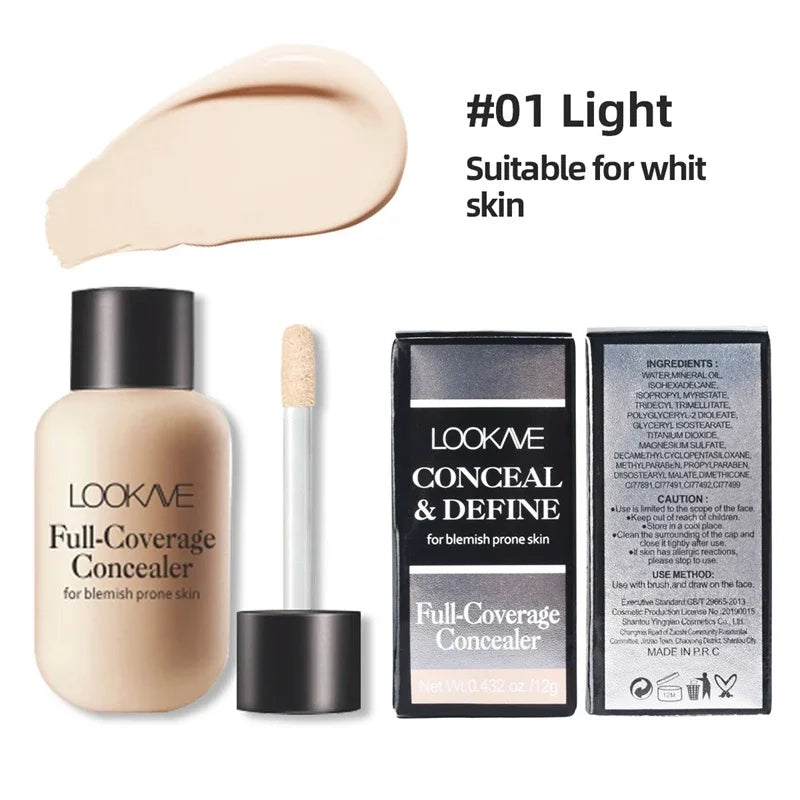 Lightweight Liquid Concealer – Waterproof & Long-Lasting