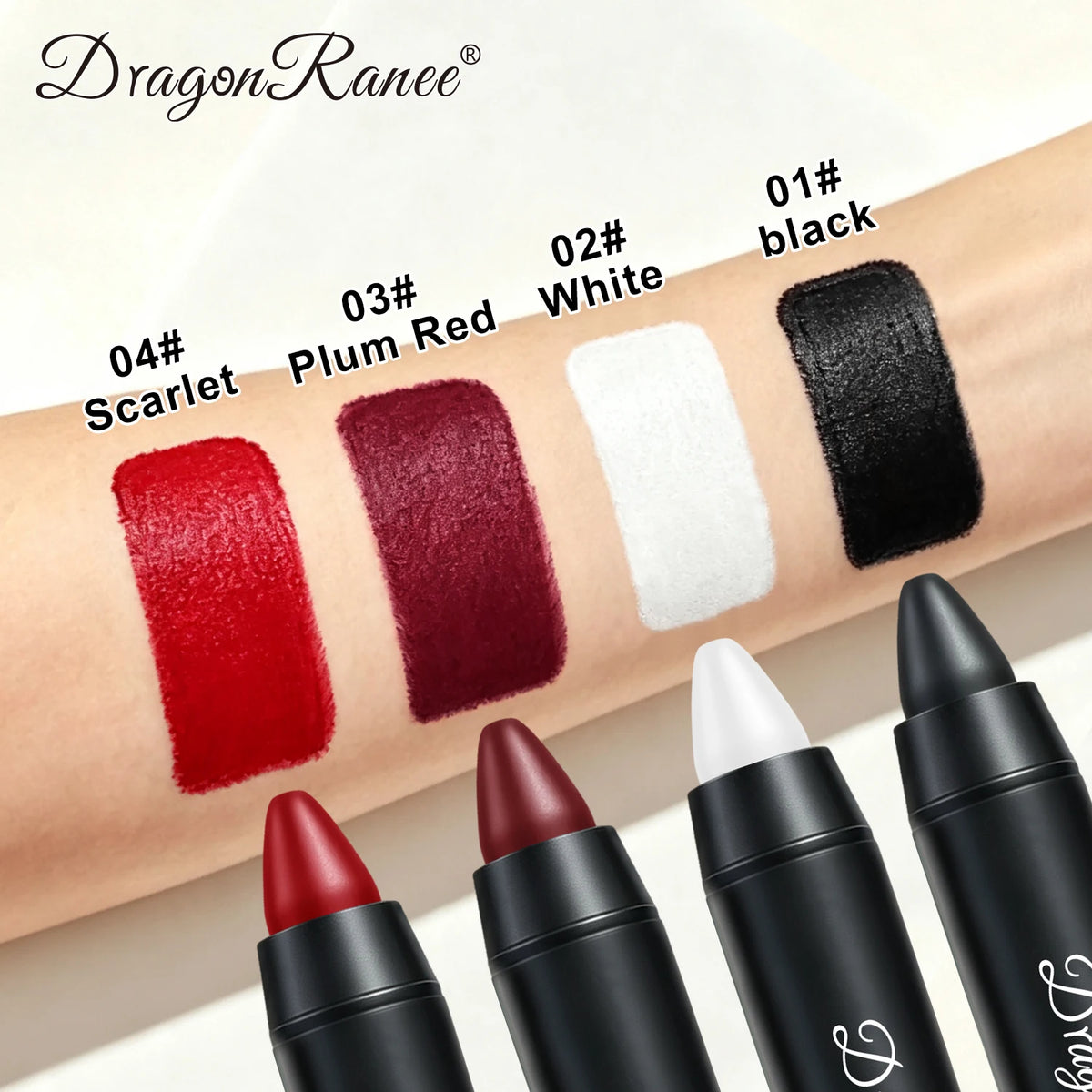 Gothic Matte Lipstick & Face Body Paint Stick – Cosplay Halloween Cream Makeup Stick PRIMED
