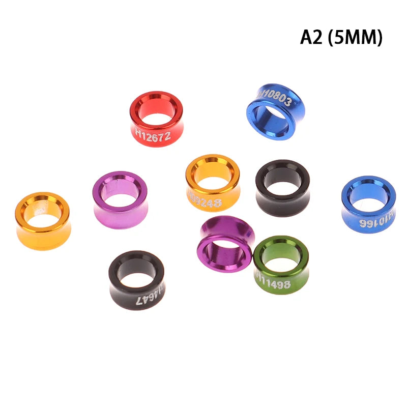 10-Pack Aluminum Bird Leg Rings – Parrot & Pigeon ID Bands