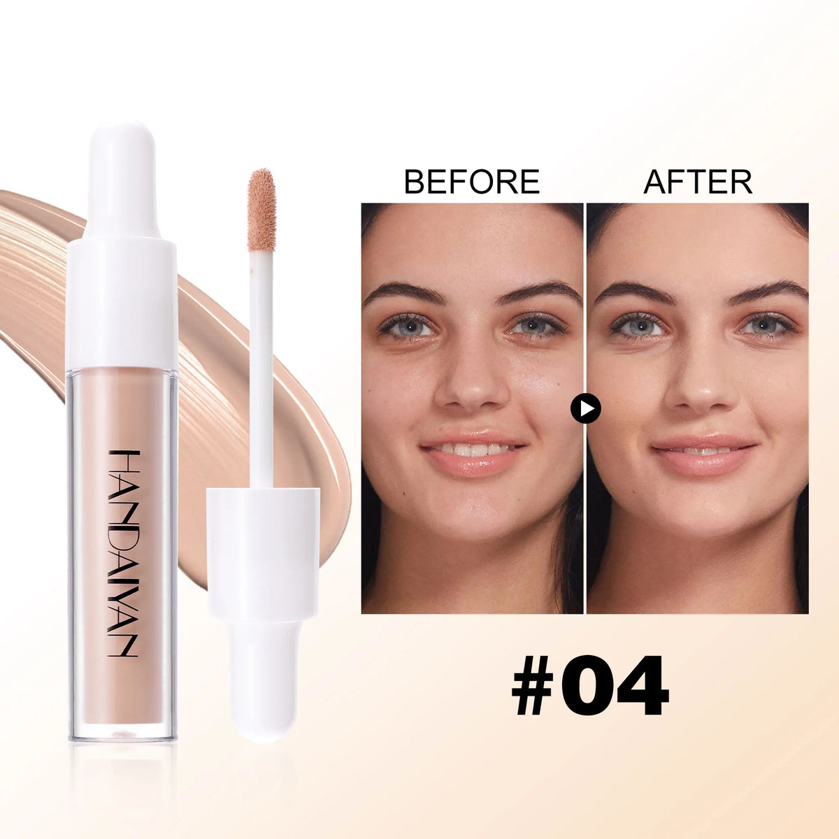 HANDAIYAN 8-Shade Liquid Concealer – Full Coverage Waterproof