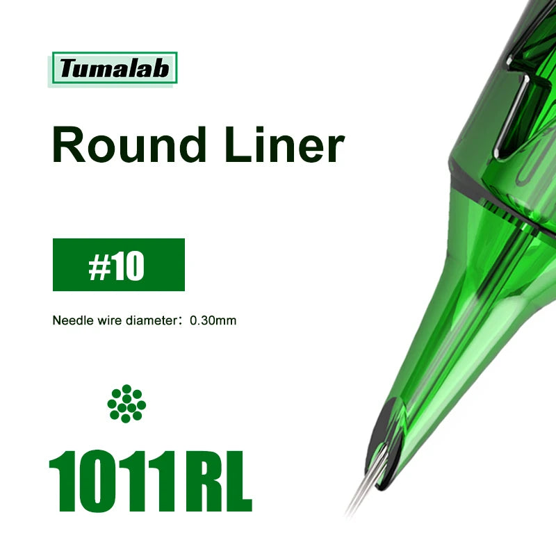 TUMAlab Cartridge Tattoo Needles 20Pcs – Liners & Shaders