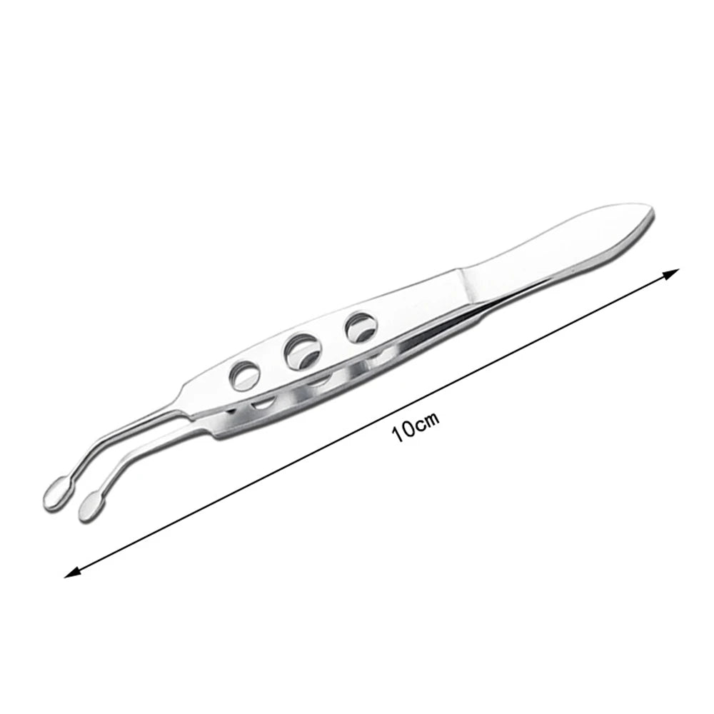 Stainless Steel Eyelid Massage Forceps | Meibomian Compressor
