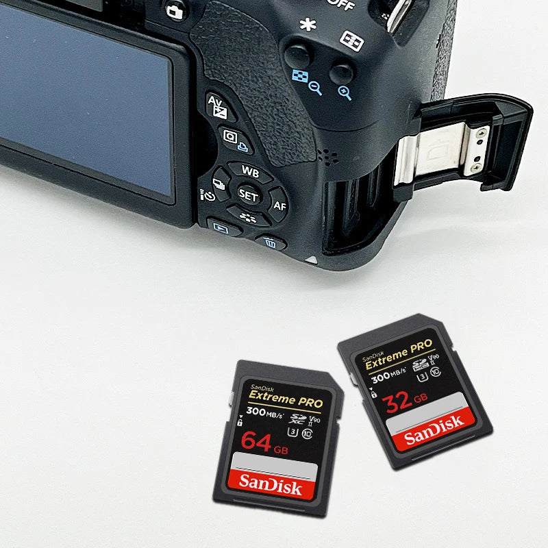 SanDisk V90 SD Card 300MB/s – 8K Ultra HD U3 C10 DSLR SD Memory Card PRIMED