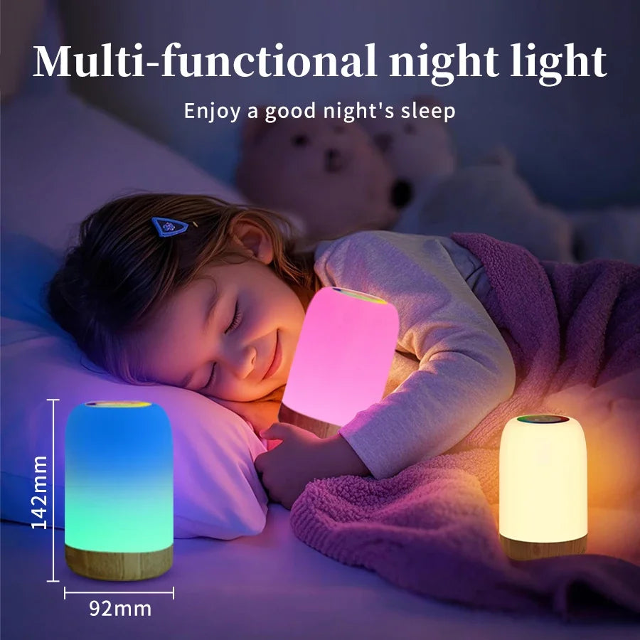Rechargeable RGB LED Touch Table Lamp – Dimmable Night Light LED Table Lamp PRIMED