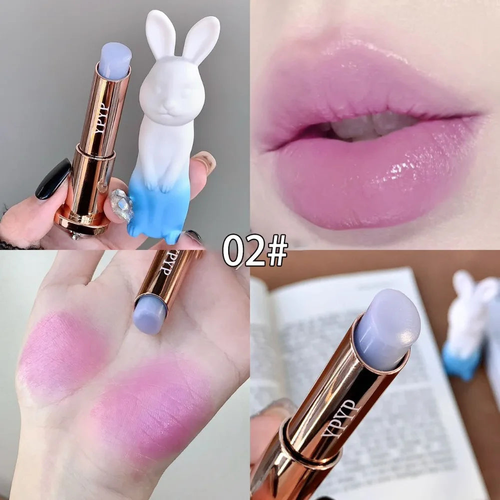 QICIY Rabbit Color-Changing Tinted Lip Balm | Moisturizing