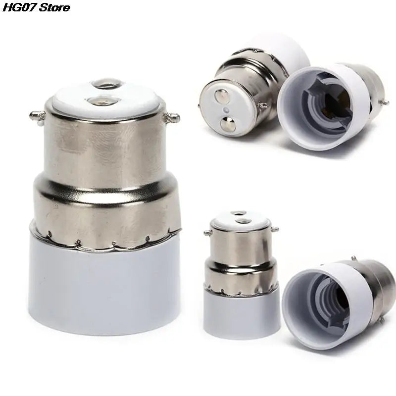 B22 to E14 LED Bulb Socket Adapter – Fireproof Lamp Converter Lamp Socket Adapter PRIMED Default Title