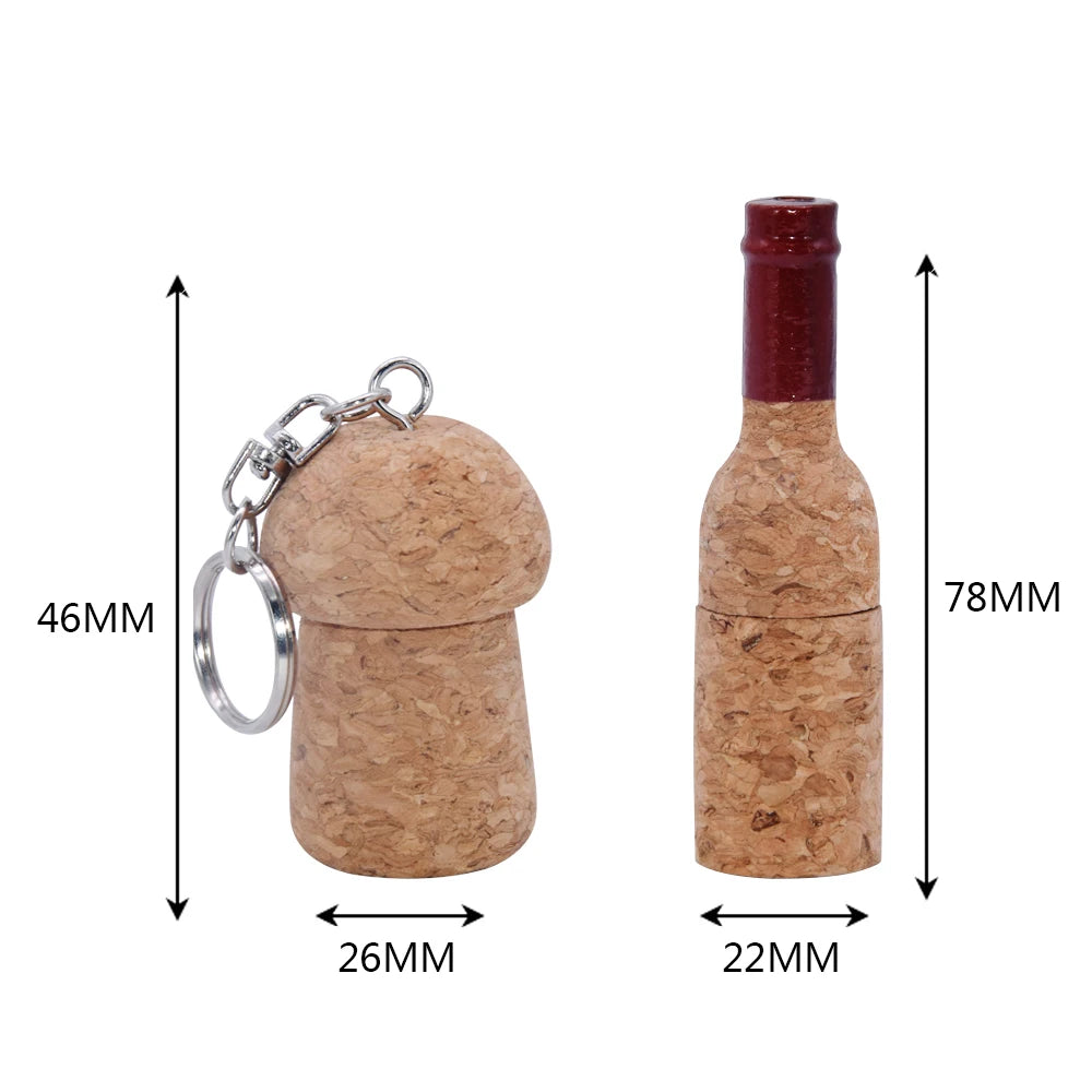 Cork Wood USB Flash Drive 4GB–64GB | Custom Logo Engraved USB Flash Drive PRIMED