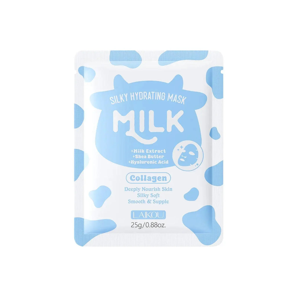 LAIKOU Milk Collagen Face Mask 25g | Deep Moisturizing Sheet Face Mask PRIMED