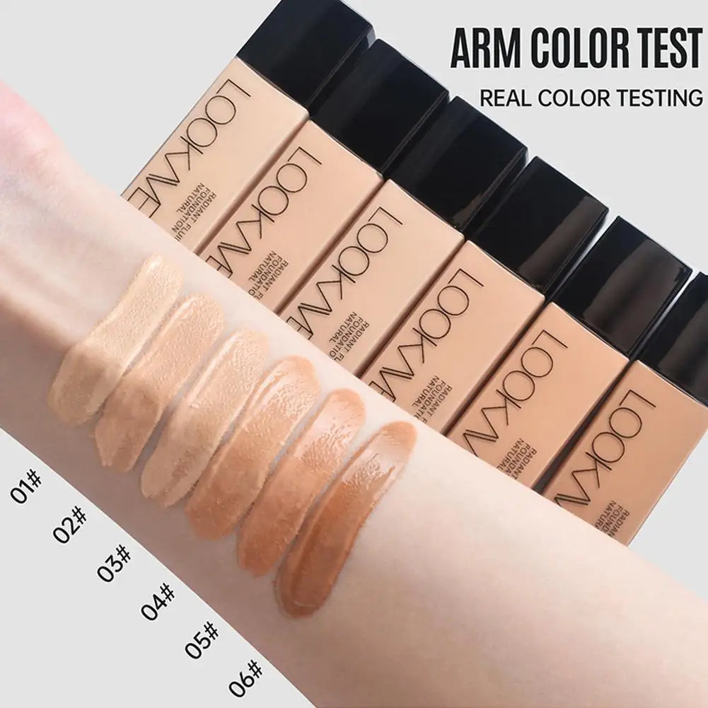 Waterproof Matte Liquid Foundation & Concealer – All Skin Types