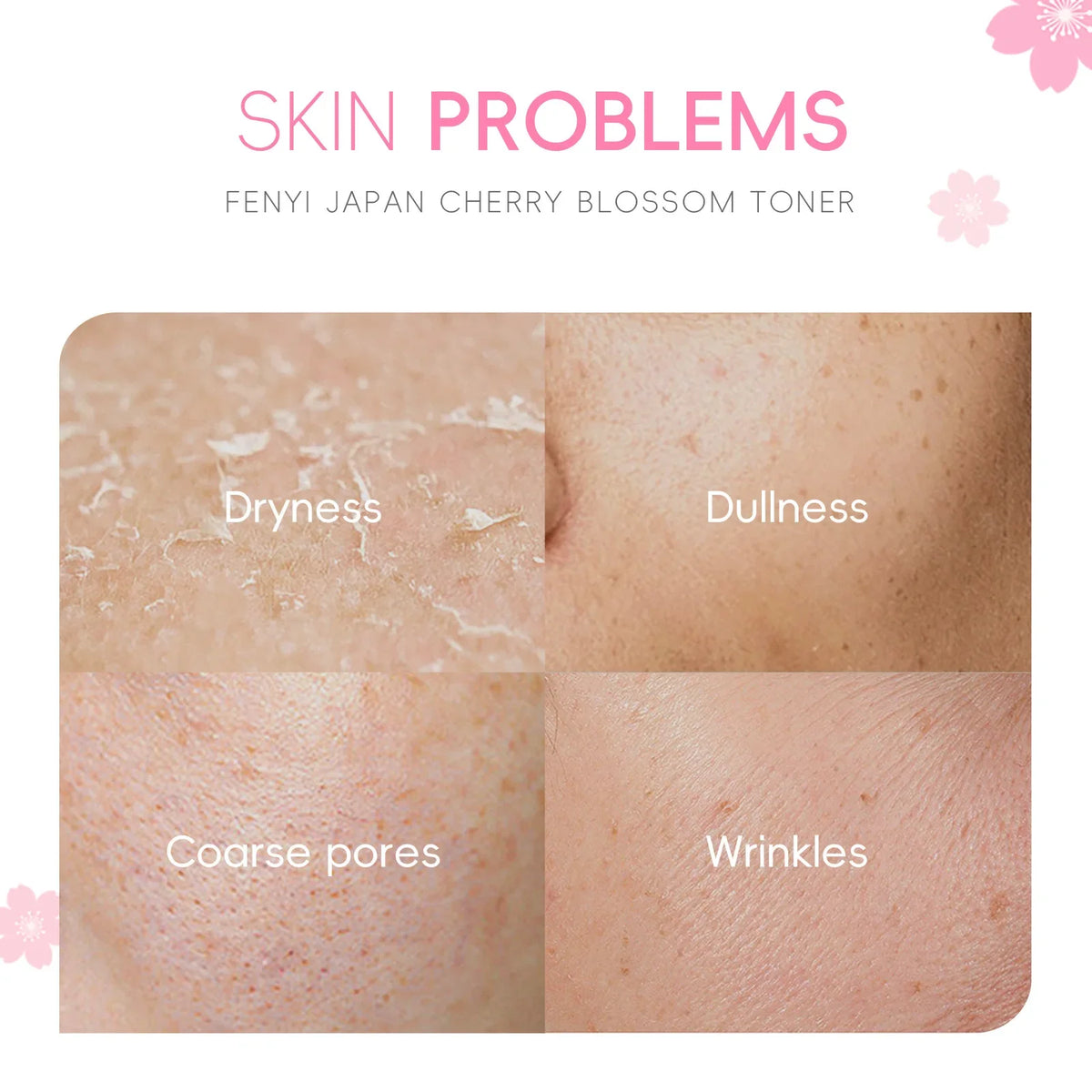 LAIKOU Cherry Blossom Facial Toner 100ml – Hydrating & Oil Control Facial Toner PRIMED