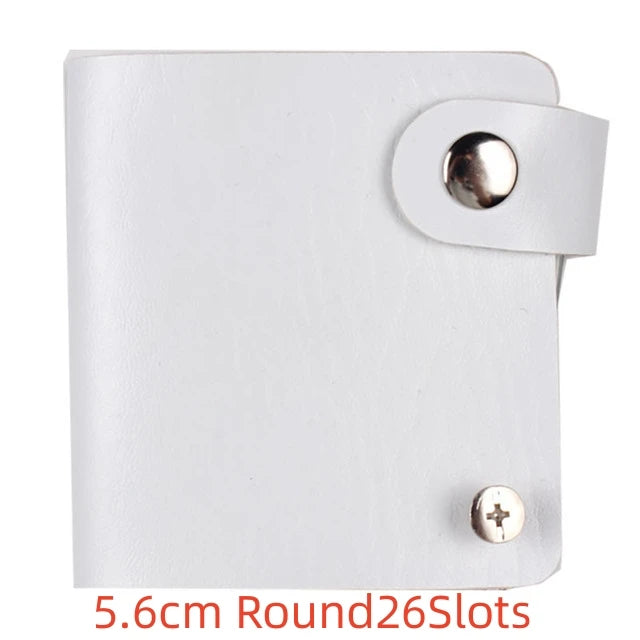 PU Nail Art Stamping Plates Storage Case 16/20/26 Slots