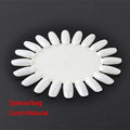 Nail Color Display Board & Practice Wheel – 20 Acrylic Tips Nail Display Board PRIMED 5 Pcs Natural