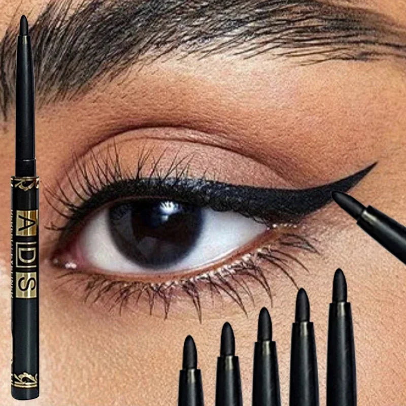 Waterproof Twist-Up Gel Eyeliner Pencil – 12-Hour Wear