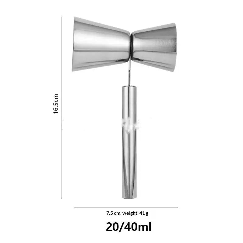 304 Stainless Steel Cocktail Jigger with Handle | 20ml & 40ml