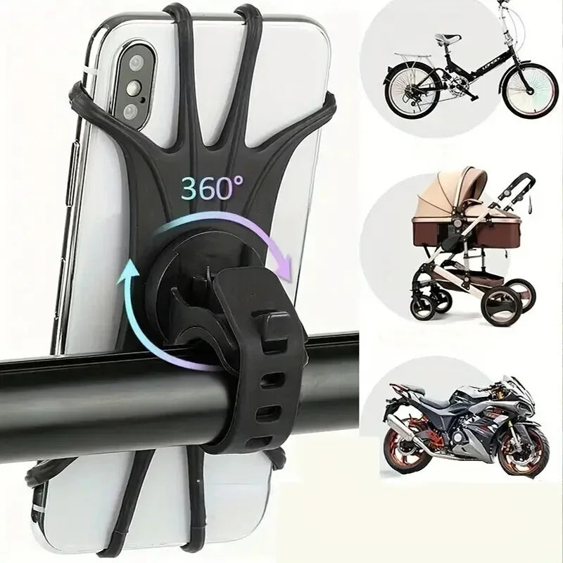 360° Bike & Motorcycle Phone Holder Handlebar Mount Bike Phone Mount PRIMED