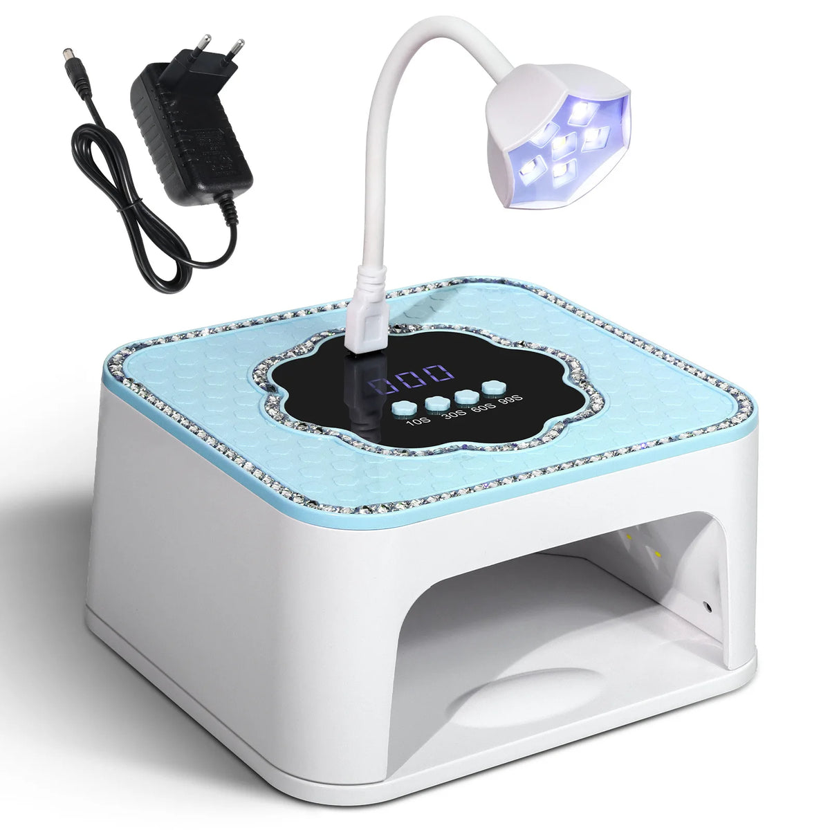 UV LED Nail Lamp 45 Beads – Gel Polish Curing Dryer