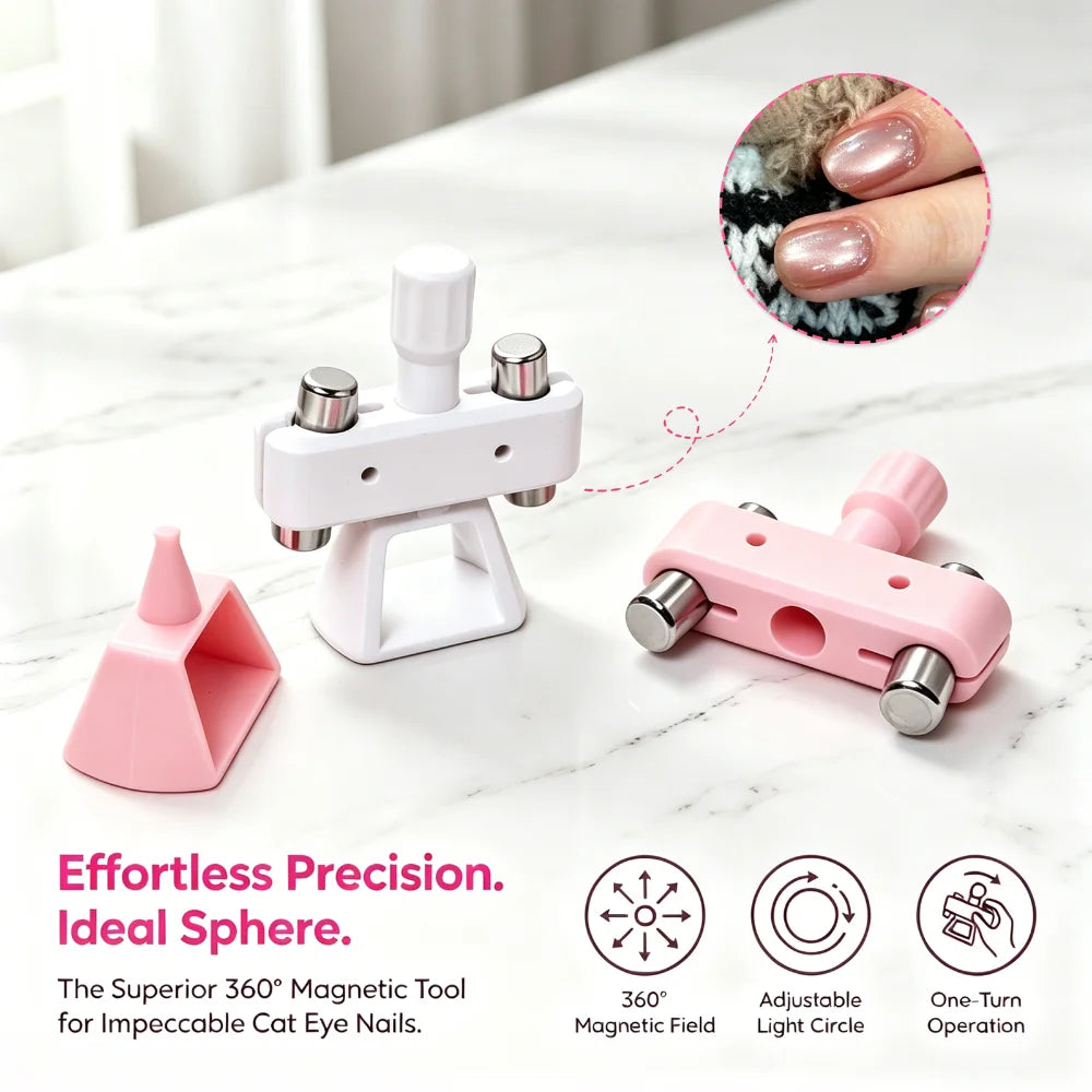Rotating Cat Eye Magnet Tool – 3D Glass Bead Nail Art