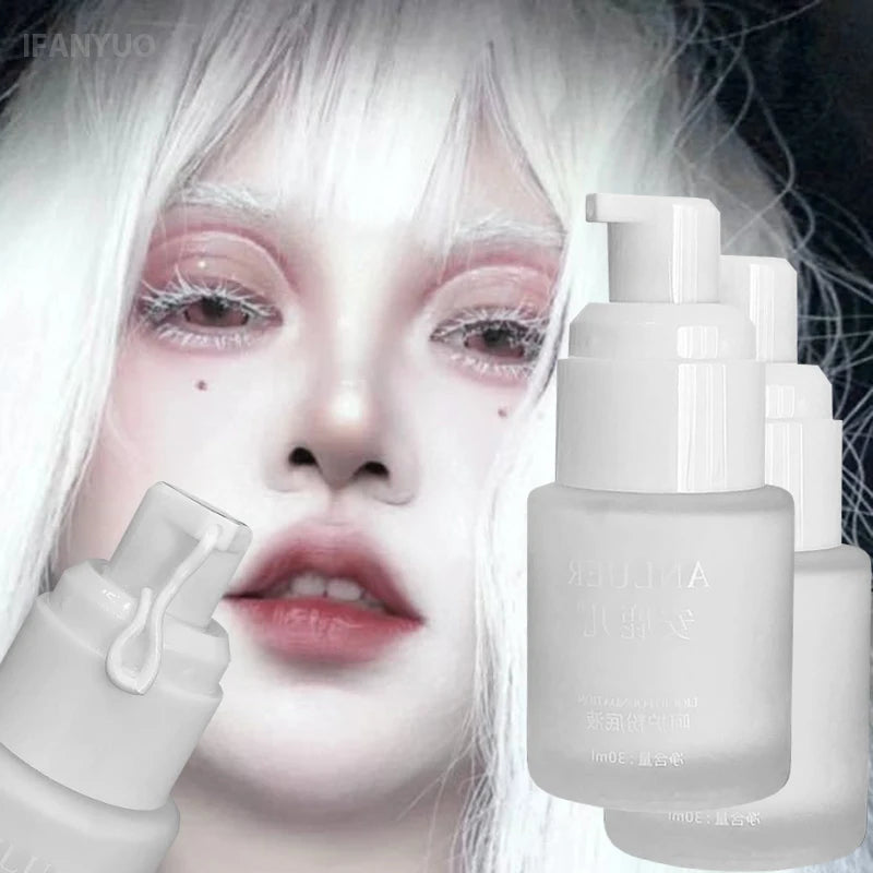 White Liquid Foundation Matte Full Coverage – Cosplay & Stage