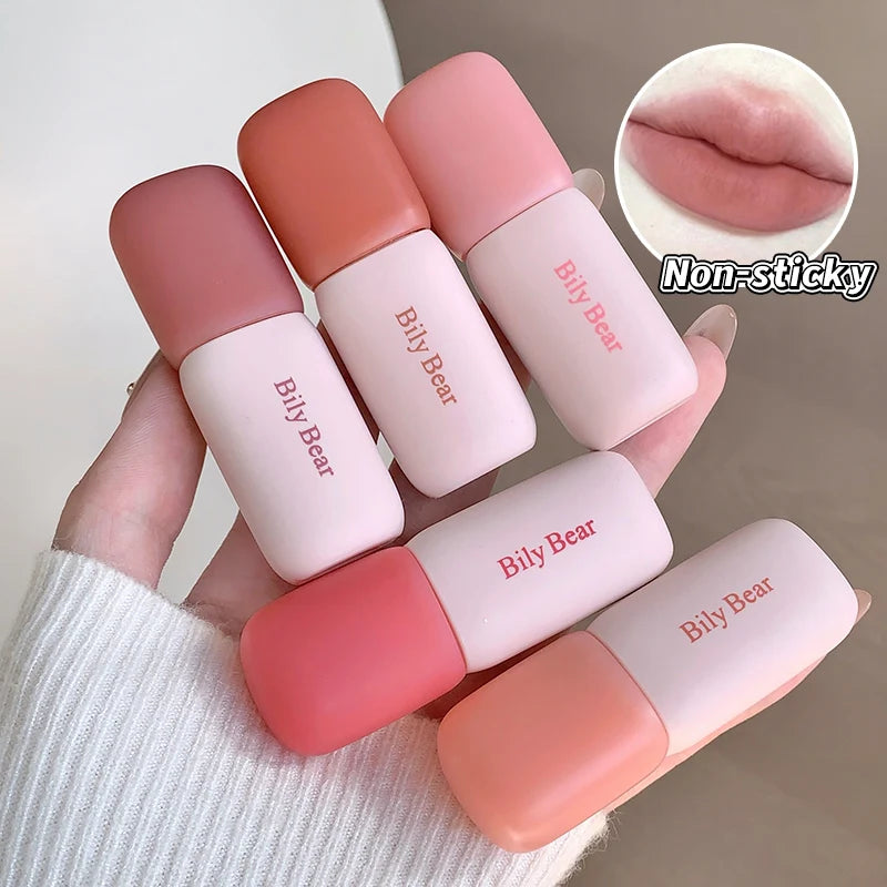 Soft Matte Liquid Lipstick – Nude Pink Velvet Lip Cream