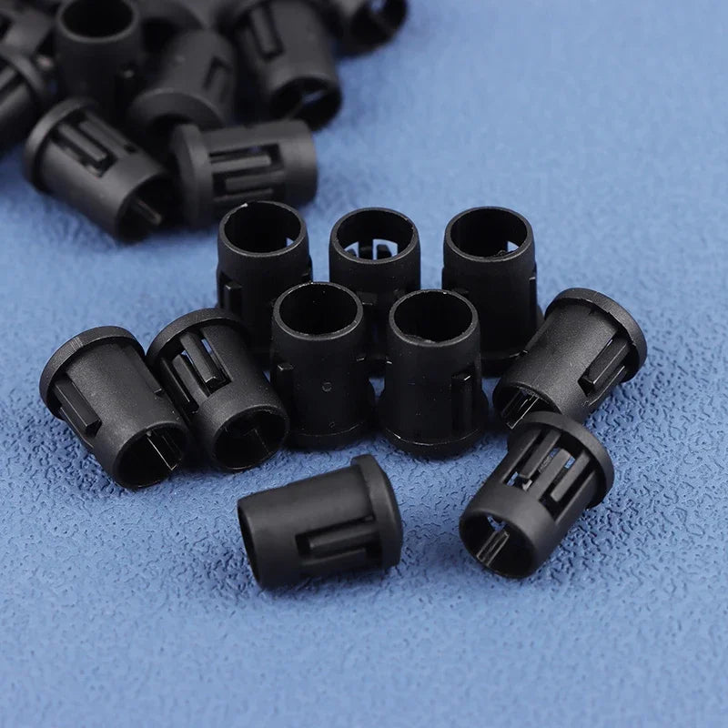 50Pcs 5mm LED Holder Socket Bezel Clip – Black Plastic Mount LED Holder Socket PRIMED