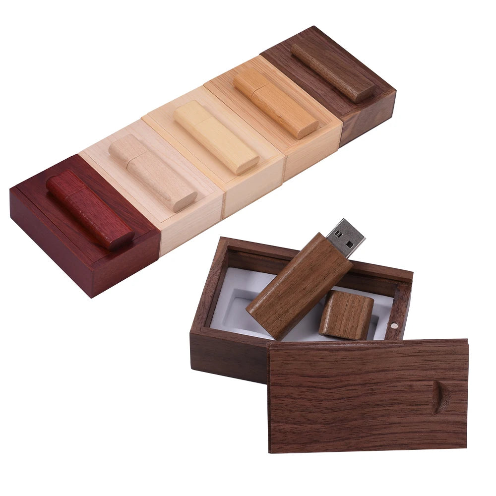 Wooden USB Flash Drive 8–64GB | Bamboo Maple Memory Stick Wooden USB Flash Drive PRIMED
