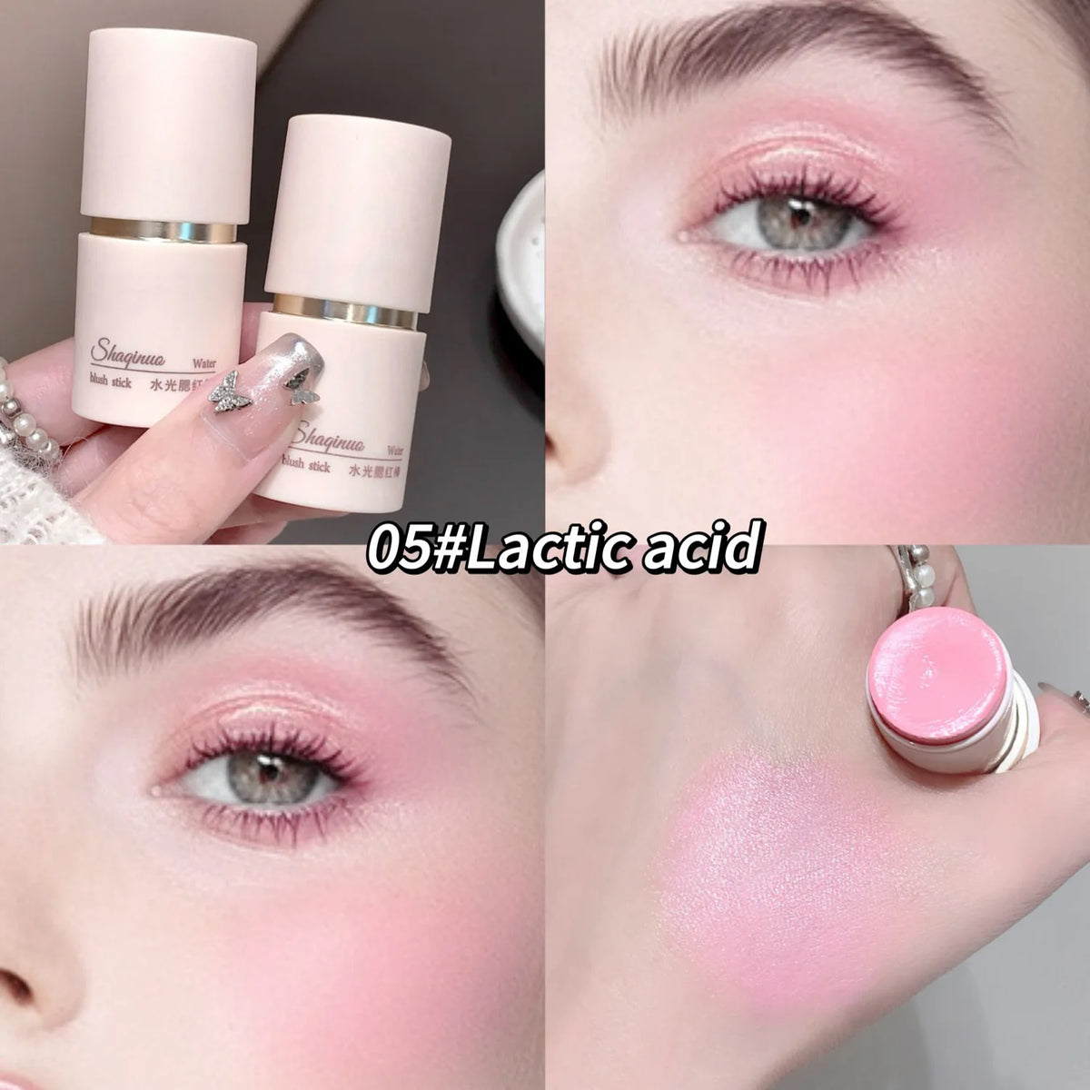 ZYXUAQIR Matte Blush Stick – Easy Blend Face Contour Cream