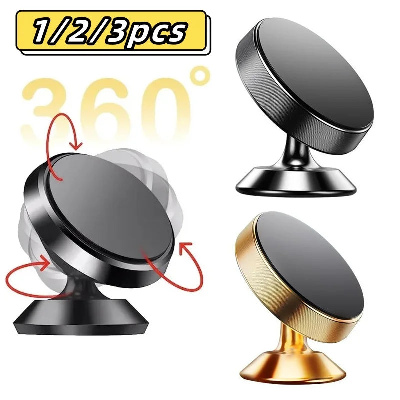 Magnetic Car Phone Holder – 360° Dashboard Mount Bracket Car Phone Mount PRIMED