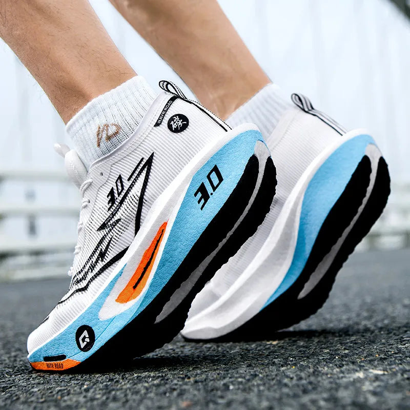 LETCOMFIT Men's Mesh Running Sneakers | Carbon Board Cushion Men's Running Sneakers PRIMED