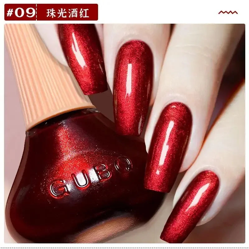Glitter Gel Nail Polish Quick Dry Autumn Coffee Tones 12ml