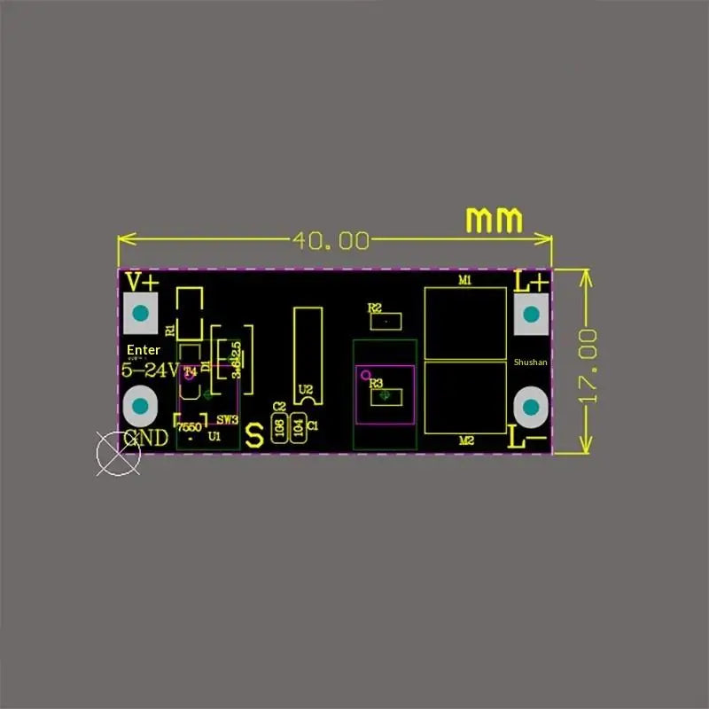 LED Fade On/Off Slow Start Dimmer Controller Module 1/3 Pack LED Dimmer Module PRIMED A1