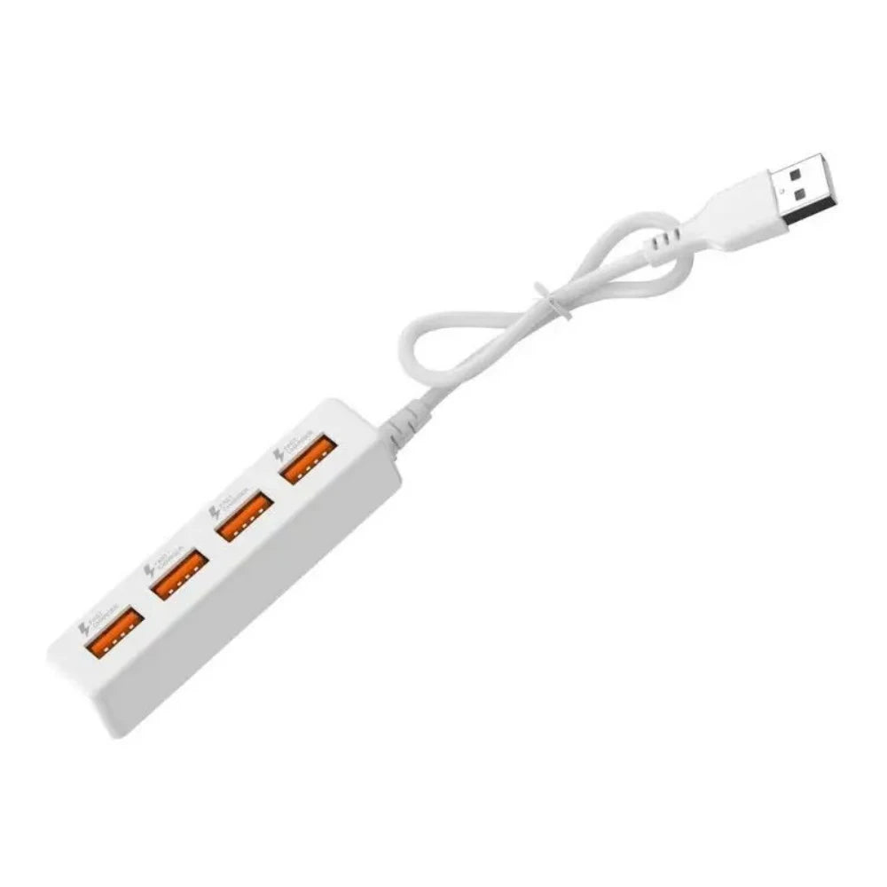 USB 2.0 4-Port Hub Power Strip Charger with Extension Cable USB Hub PRIMED 0.3m