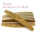 10-Pack Double-Sided Washable Ruler Nail Files | Multi-Grit
