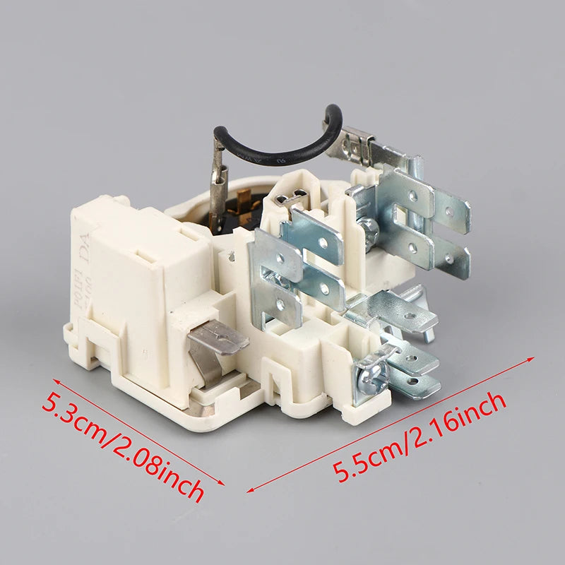 QP3-15/C PTC Starter Relay Overload Protector – Fridge Part Compressor Relay Part PRIMED as pic