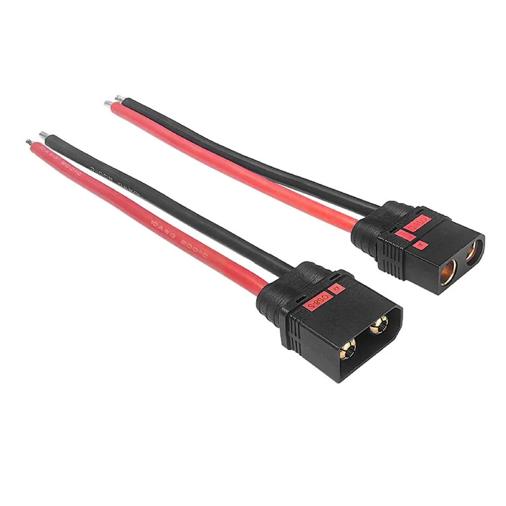 QS8-S 110A Spark-Proof FPV Connector – Gold-Plated Copper Battery Connector PRIMED