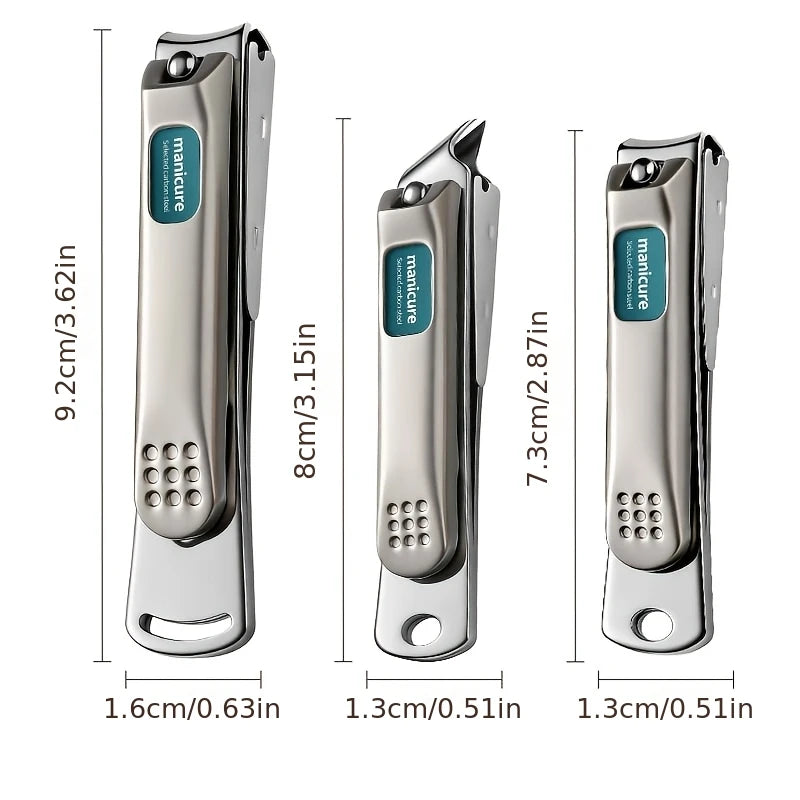 Stainless Steel Nail Clipper & Toenail Nipper – Ultra-Sharp Set Nail Clipper Set PRIMED
