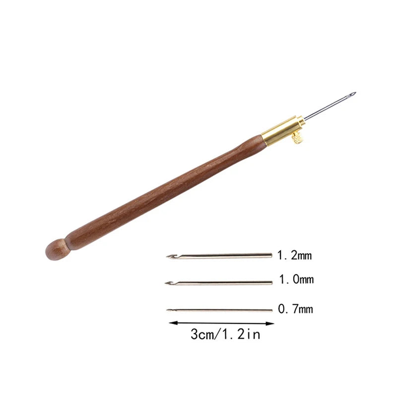 Tambour Embroidery Hook Set – 3 Needles French Crochet Kit