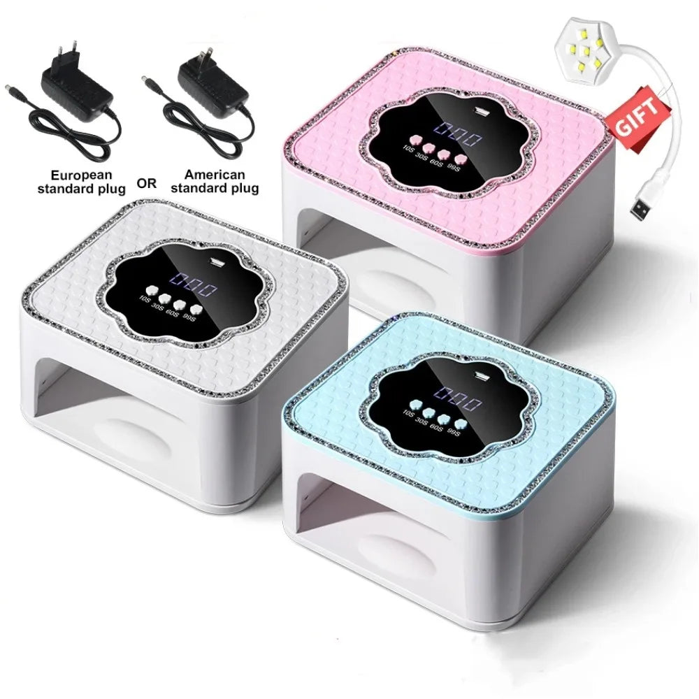 UV LED Nail Lamp 45 Beads – Gel Polish Curing Dryer