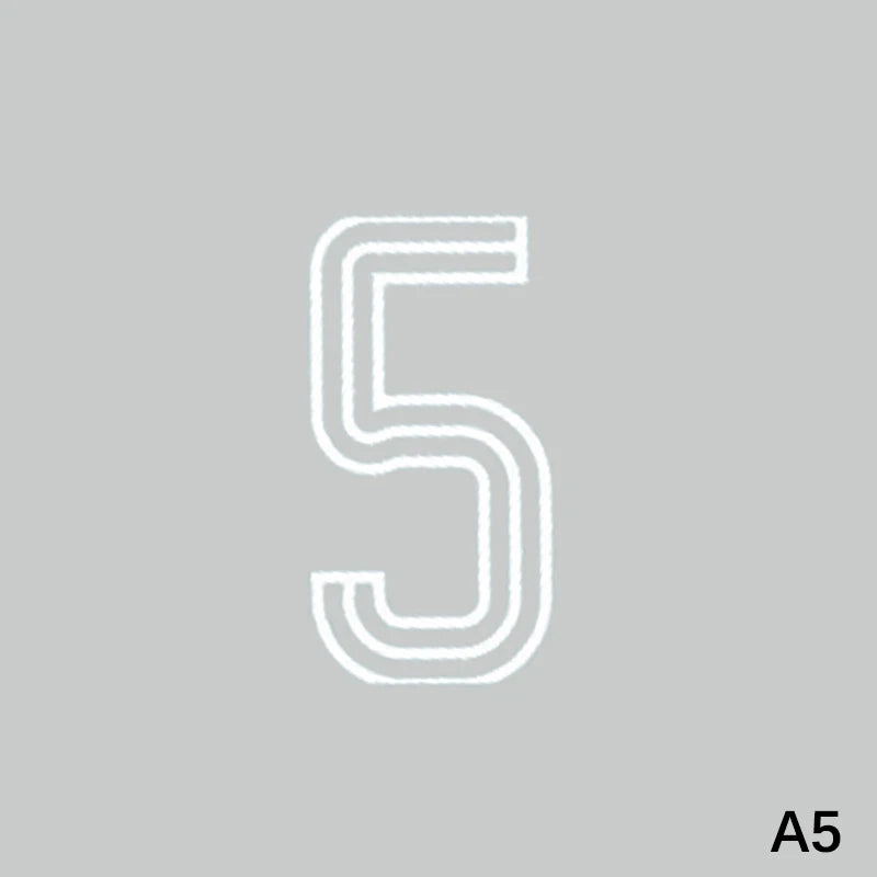 Large 6.9" Self-Adhesive Number Sticker – Bins, Mailboxes & Doors