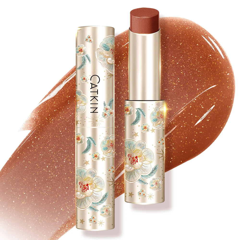 CATKIN WaterGlow Glossy Lip Balm | 12H Hydrating Lip Stick Glossy Lip Balm PRIMED C08 Maple