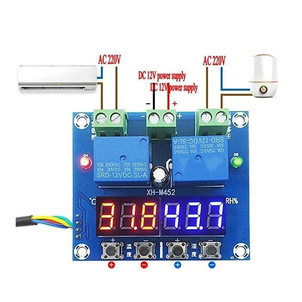 XH-M452 Digital Temperature & Humidity Controller Module